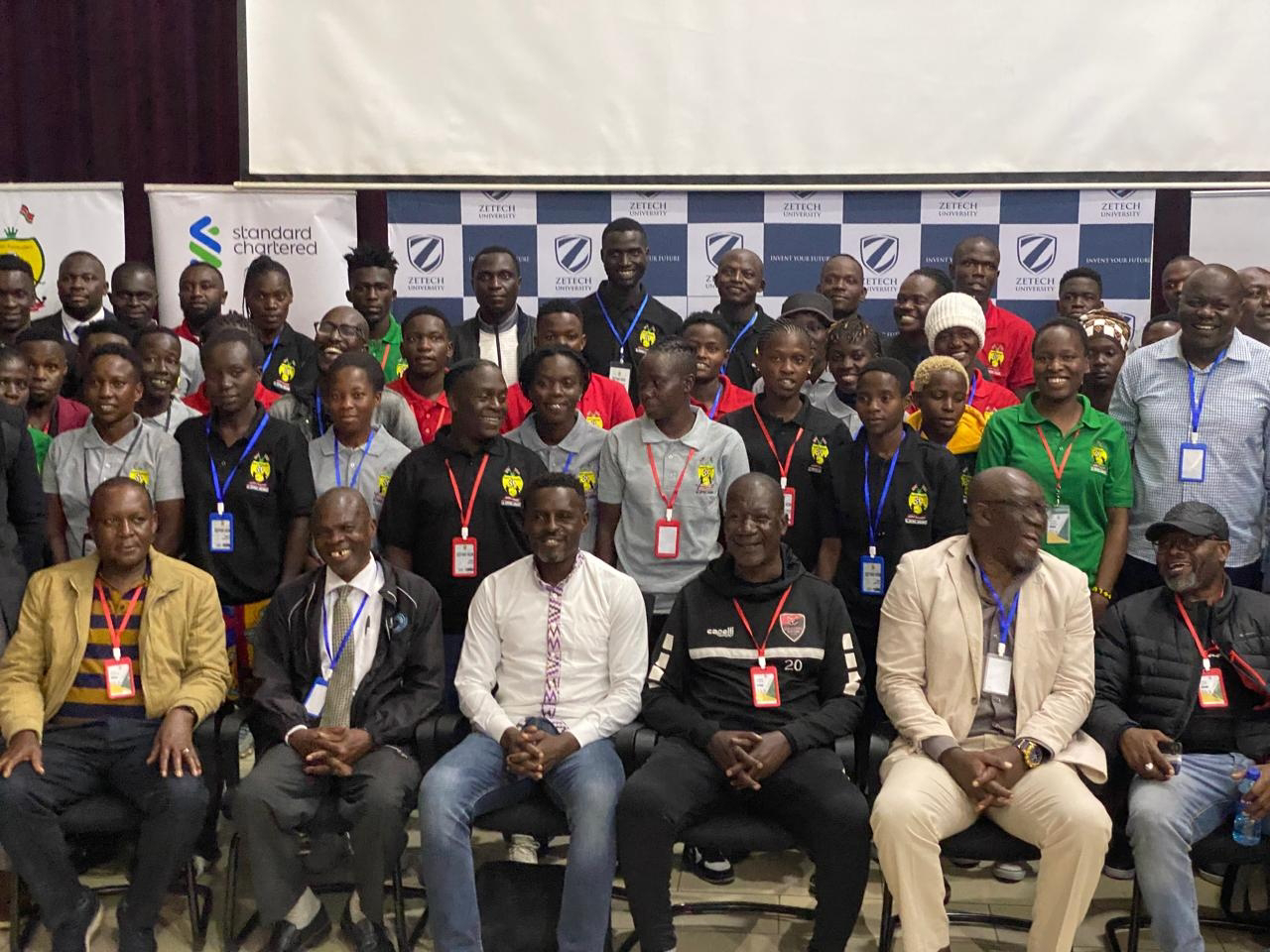 Guests-KEFWA-Officials-Football-players-pose-for-a-photo-during-Annual-The-Kenyan-Prime-General-Meeting-held-at-Zetech-University-in-Ruiru